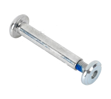 Steel Double Axle for brake, Hex 37mm/6mm