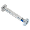 Steel Double Axle for brake, Hex 37mm/6mm